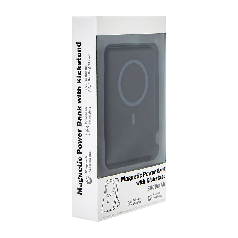 Magnetic Power Bank With Kickstand 5000MAh
