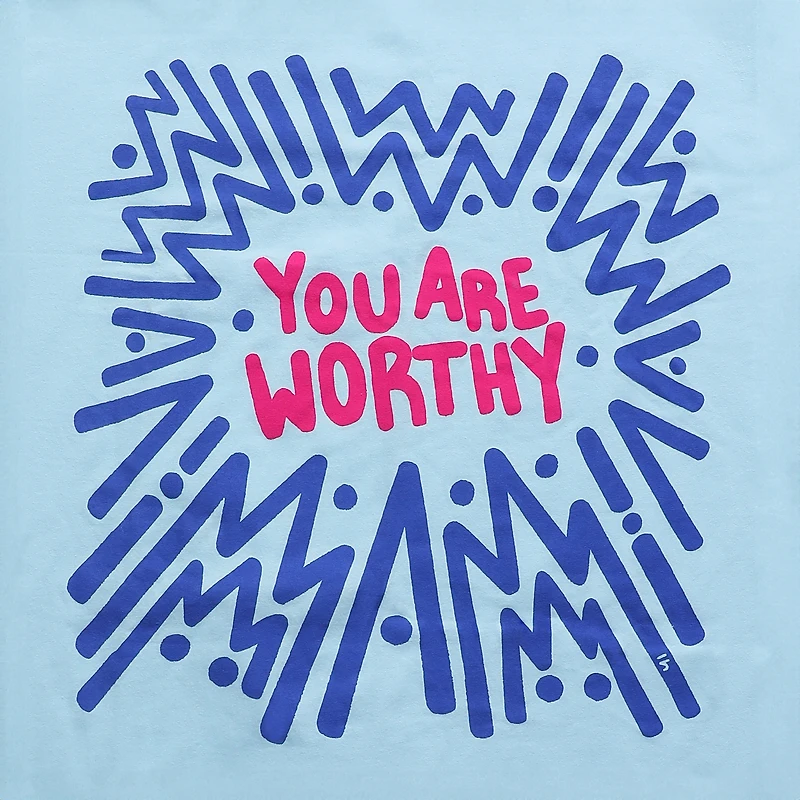 'You Are Worthy' by Lo Harris Graphic Tee