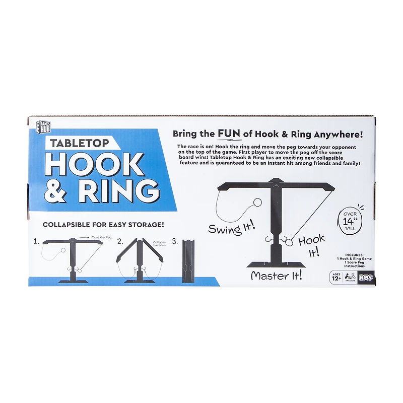 Tabletop Hook & Ring Game Set
