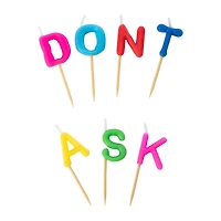"Don’t Ask" Birthday Candles 7-Count