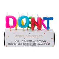 "Don’t Ask" Birthday Candles 7-Count