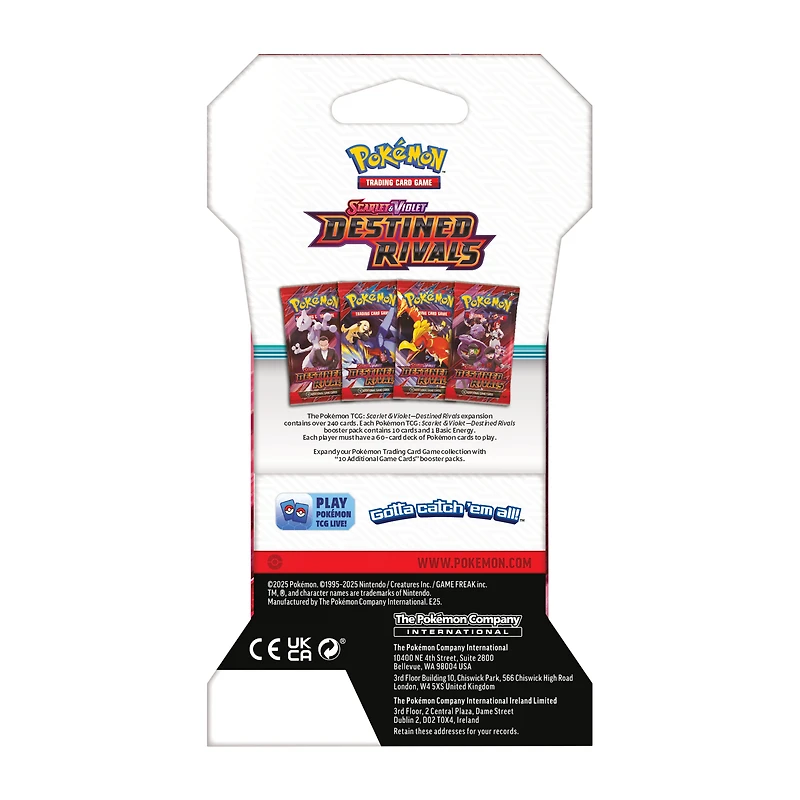 Pokémon™ Trading Card Game - Scarlet & Violet Destined Rivals Booster Expansion Pack