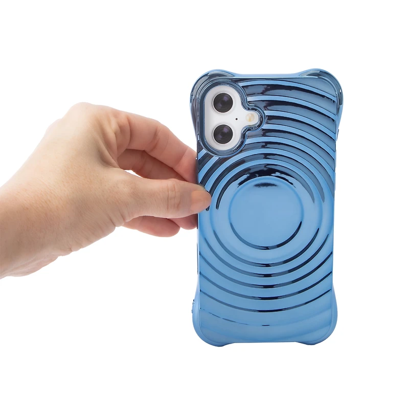 iPhone 16 Plus® Wavy Textured MagSafe® Compatible Phone Case