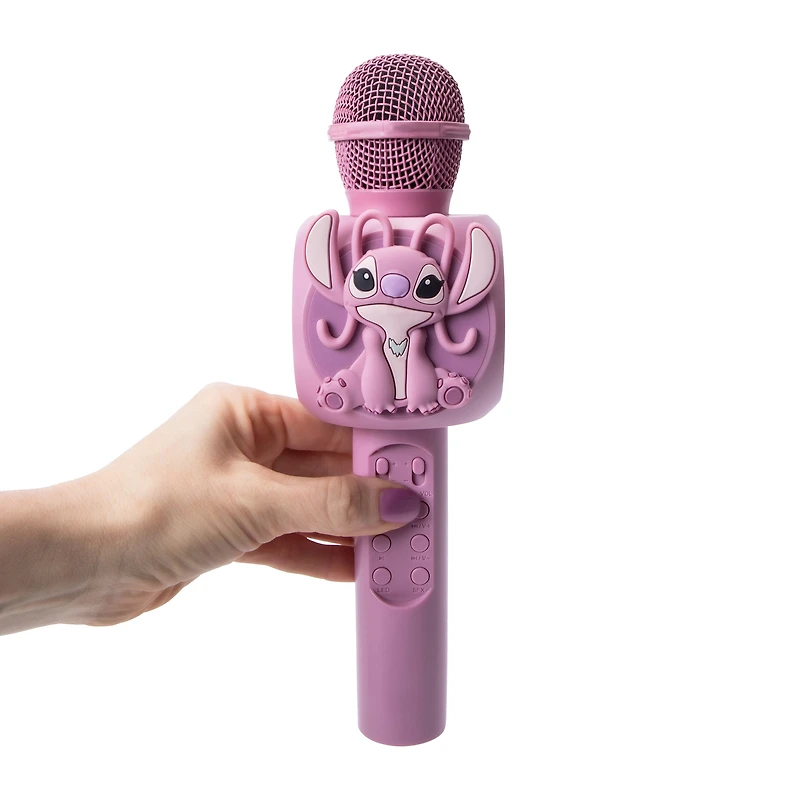 Bluetooth® Disney Stitch LED Karaoke Microphone