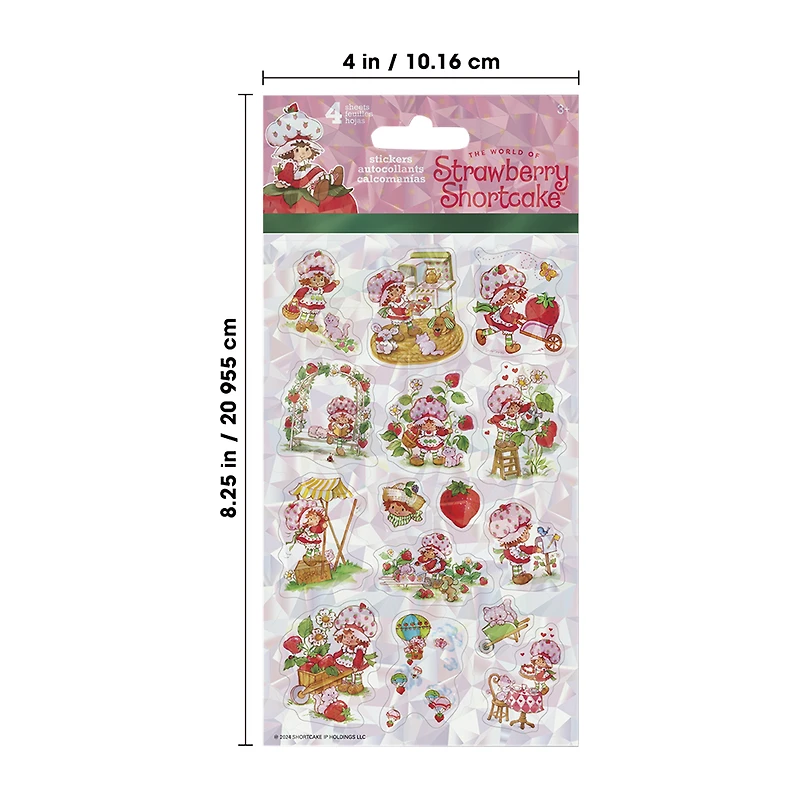 Licensed Stickers 4-Sheets