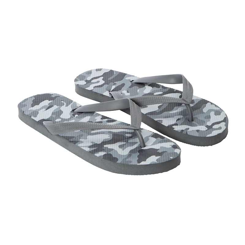 Young Mens Printed Flip Flops