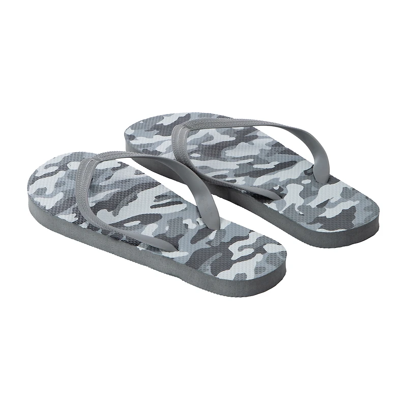 Young Mens Printed Flip Flops