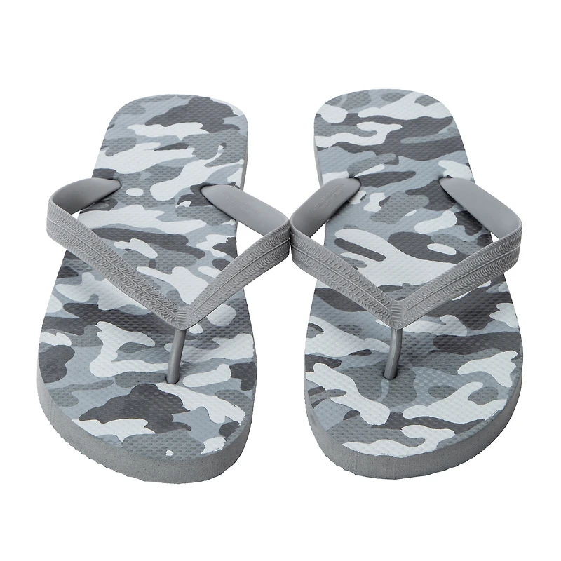 Young Mens Printed Flip Flops