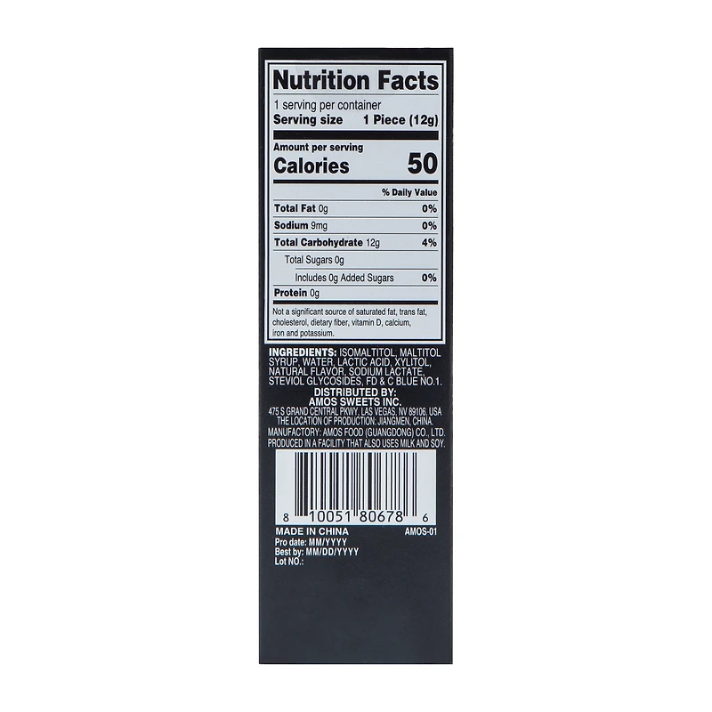 Amos® TastySounds™ Blueberry Flavor Audio Lollipop 0.42oz