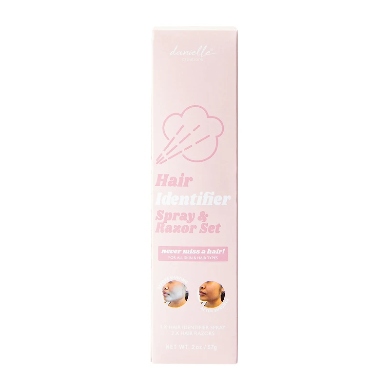 Danielle Creations® Hair Identifier Spray & Razor Set