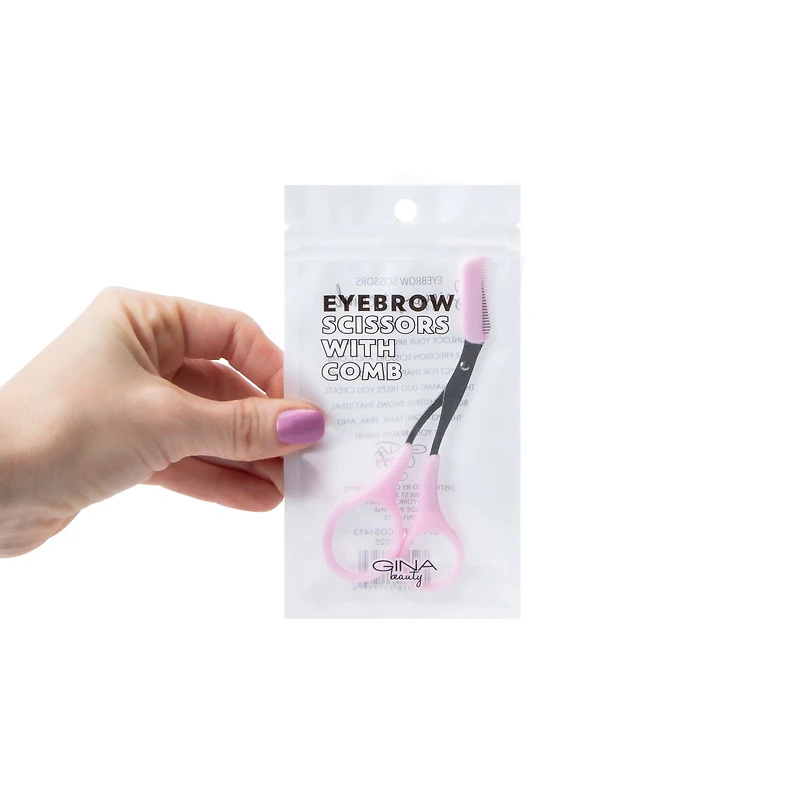 Gina Beauty Eyebrow Scissors With Comb