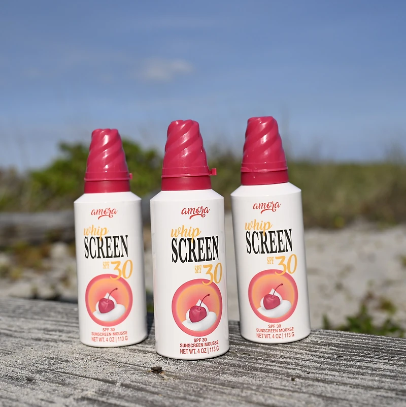 Amora Whip Screen Sunscreen 4oz