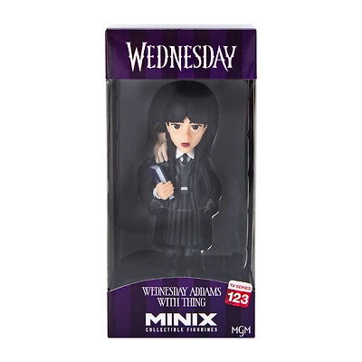 Minix Wednesday Addams With Thing Collectible Figurines