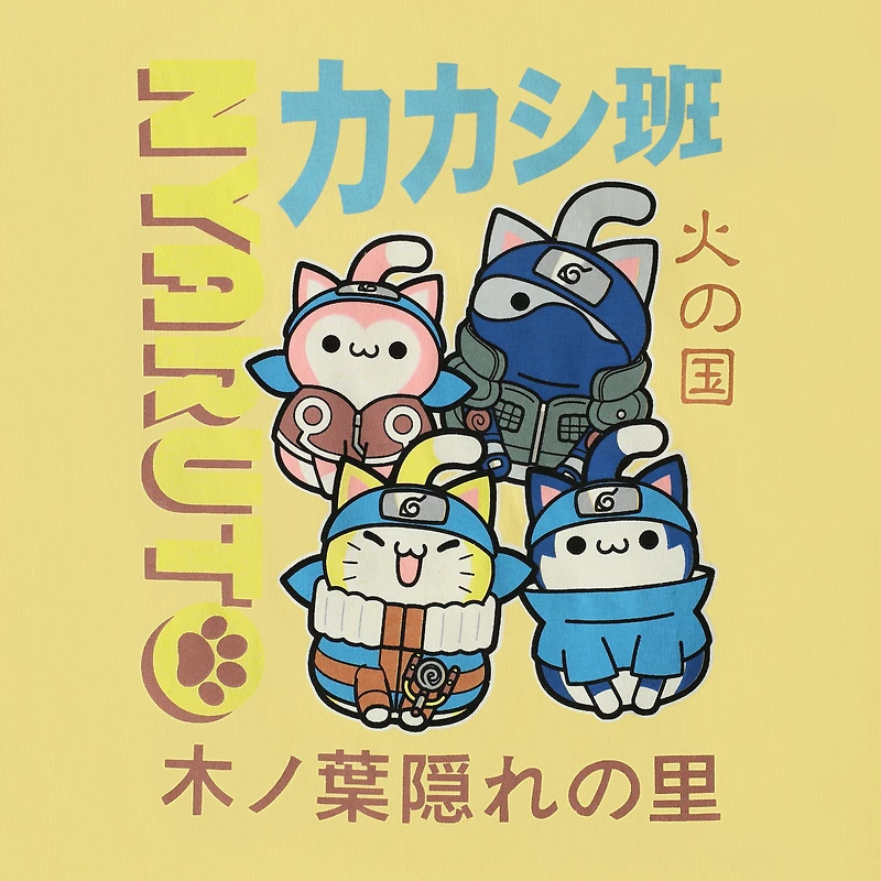 Nyaruto Team Nana Kids Graphic Tee