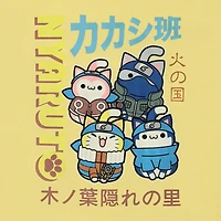 Nyaruto Team Nana Kids Graphic Tee
