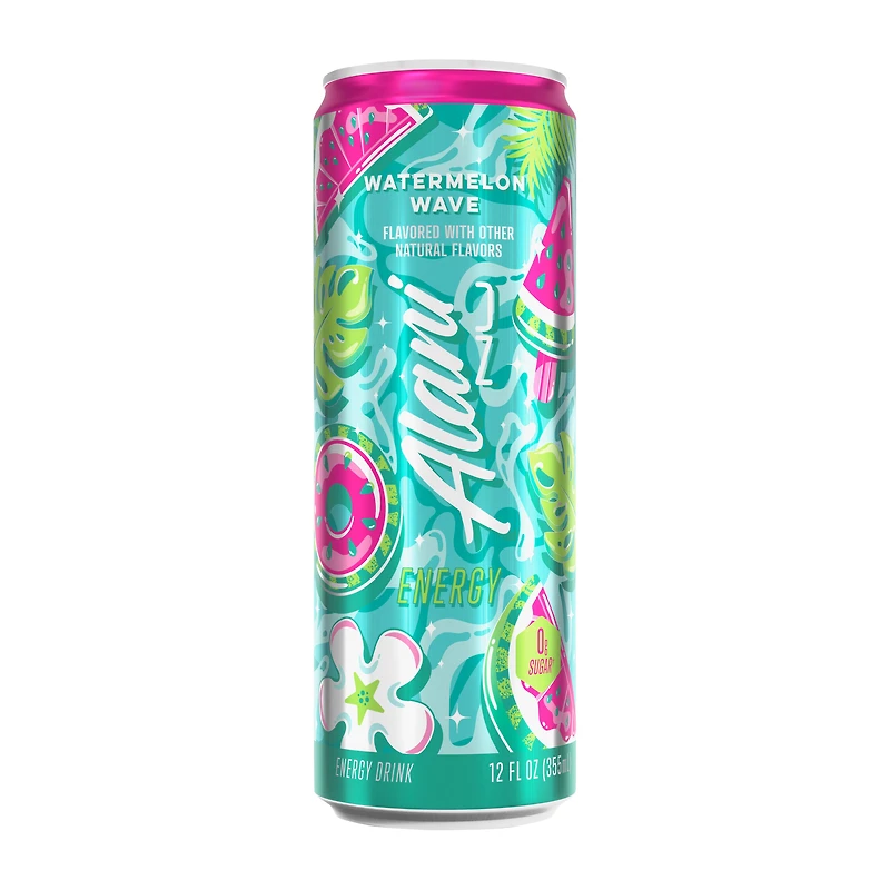 Alani Nu Watermelon Wave Energy Drink 12oz