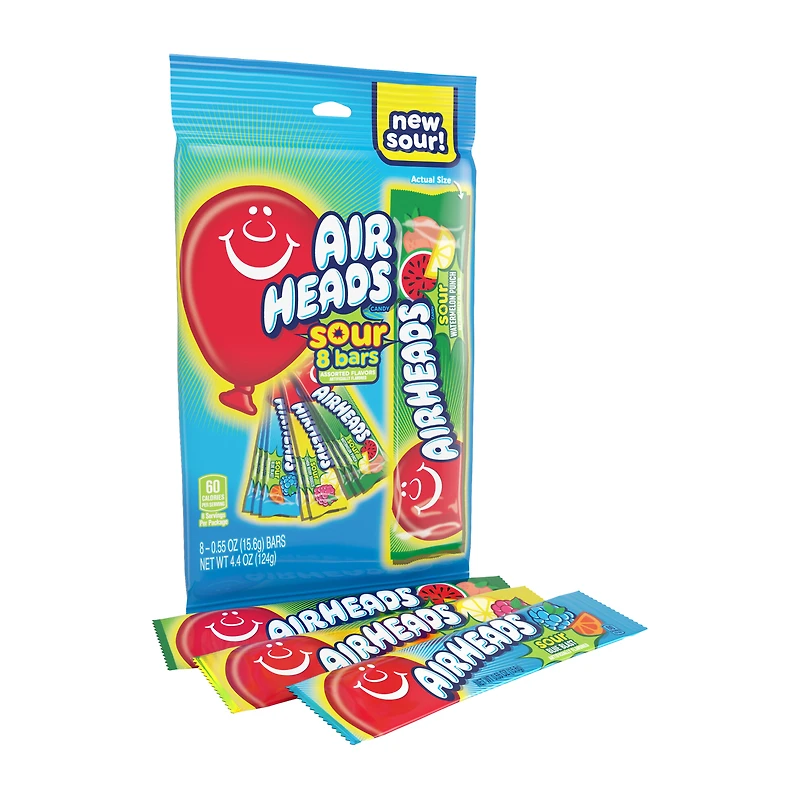 Airheads® Sour 8 Bars Candy 4.37oz