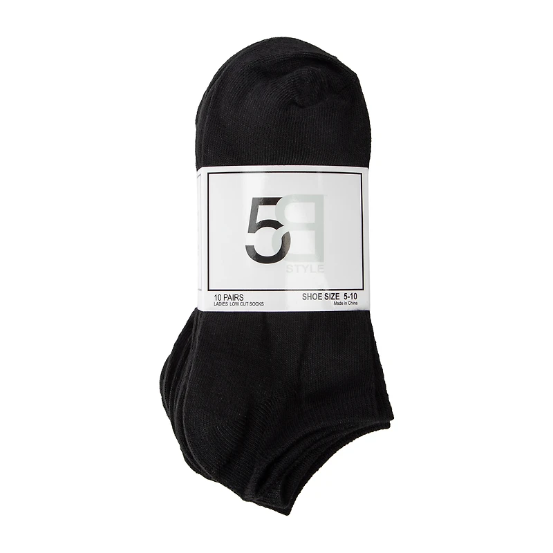 Women's Low-Cut Socks 10-Pack