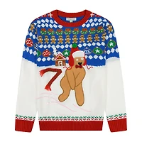''You Can't Catch Me, I'm The Gingerbread Man!'  Holiday Sweater