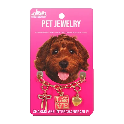 Pawsitively Fun! Medium Pet Jewelry 16in