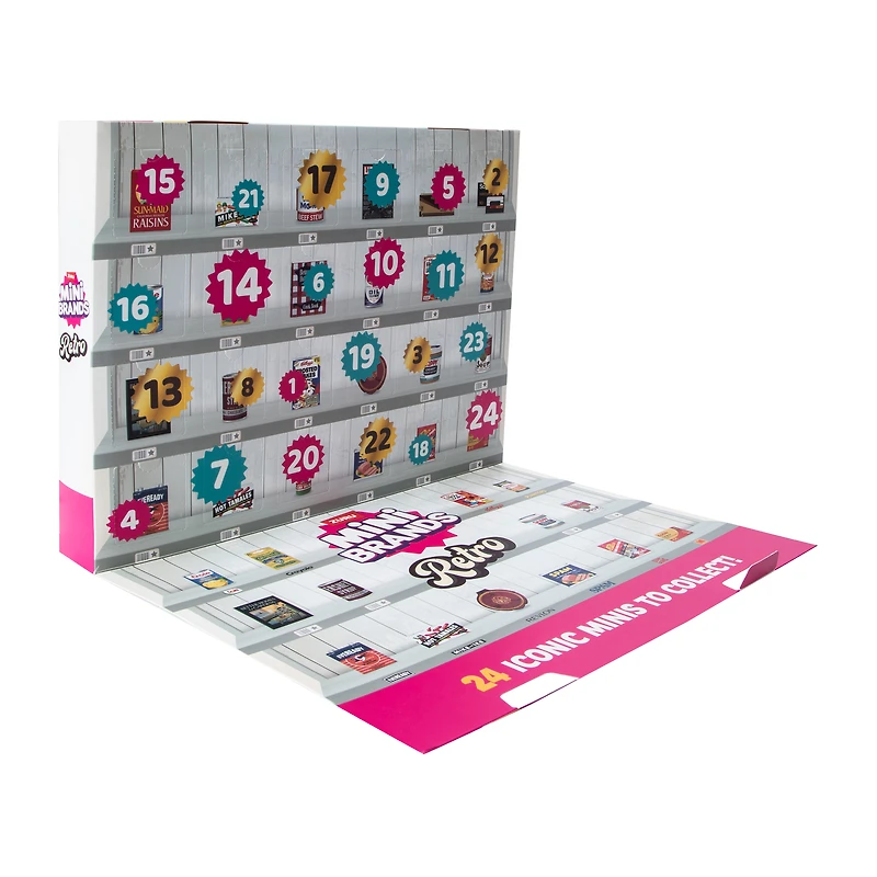 Zuru Mini Brands Retro Advent Calendar 24-Count 