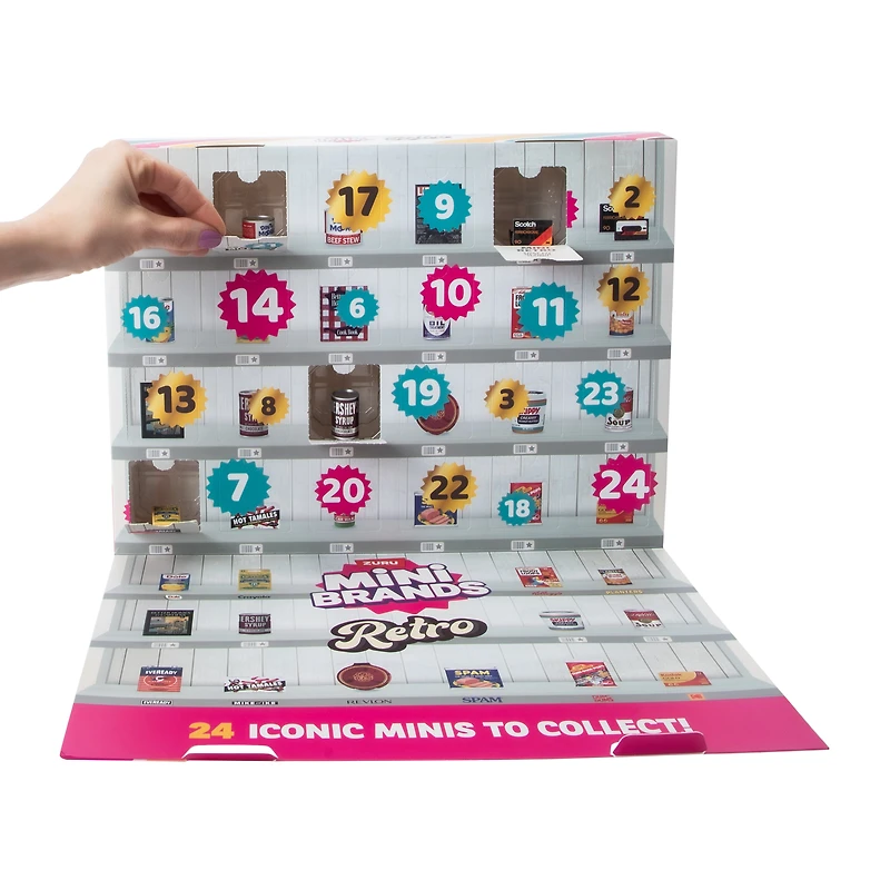 Zuru Mini Brands Retro Advent Calendar 24-Count 