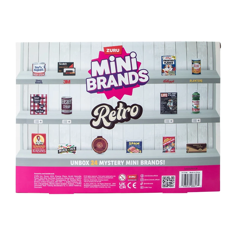 Zuru Mini Brands Retro Advent Calendar 24-Count 