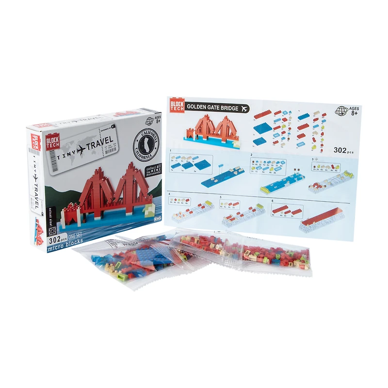 Block Tech® Tiny Travel Mini Monuments Set