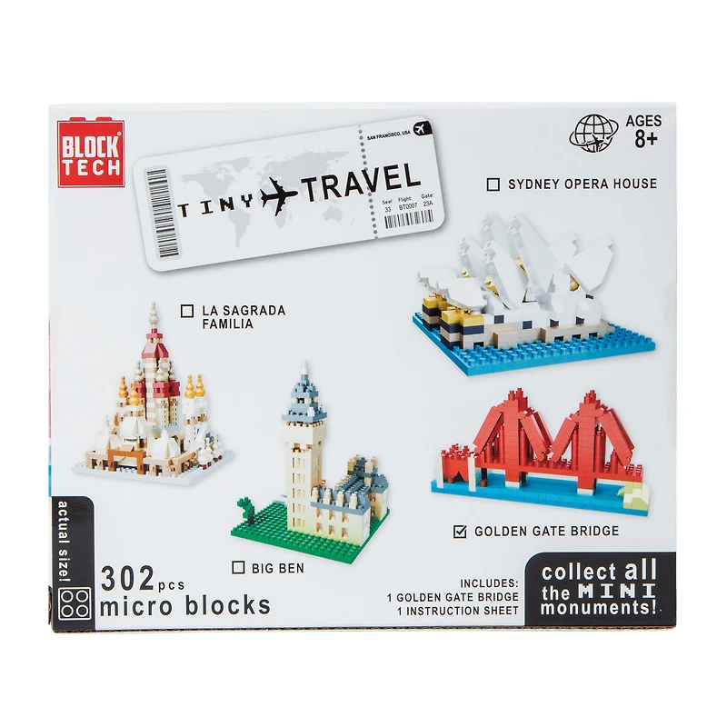 Block Tech® Tiny Travel Mini Monuments Set