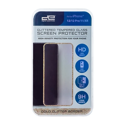 iPhone 11®/Xr® Glitter Ombre Tempered Glass Screen Protector