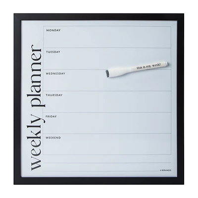 Framed Dry Erase Board 14in x