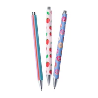 Fashion Click Pens 3-Count