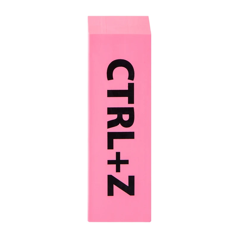 Whoops Jumbo Pink Eraser 1.92in x 6.10in