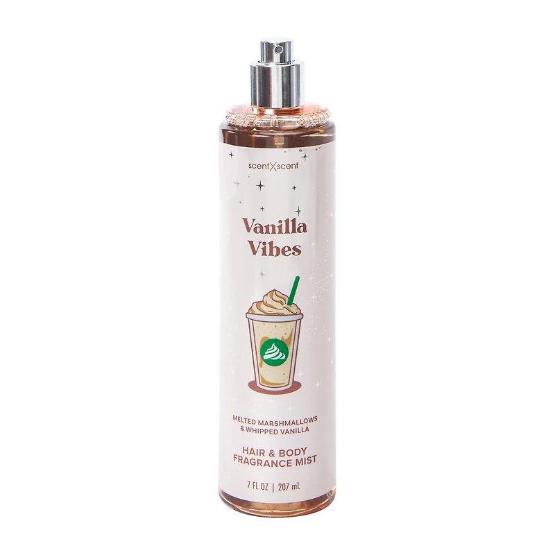Vanilla Vibes Melted Marshmallows & Whipped Vanilla Hair & Body Fragrance Mist 7oz