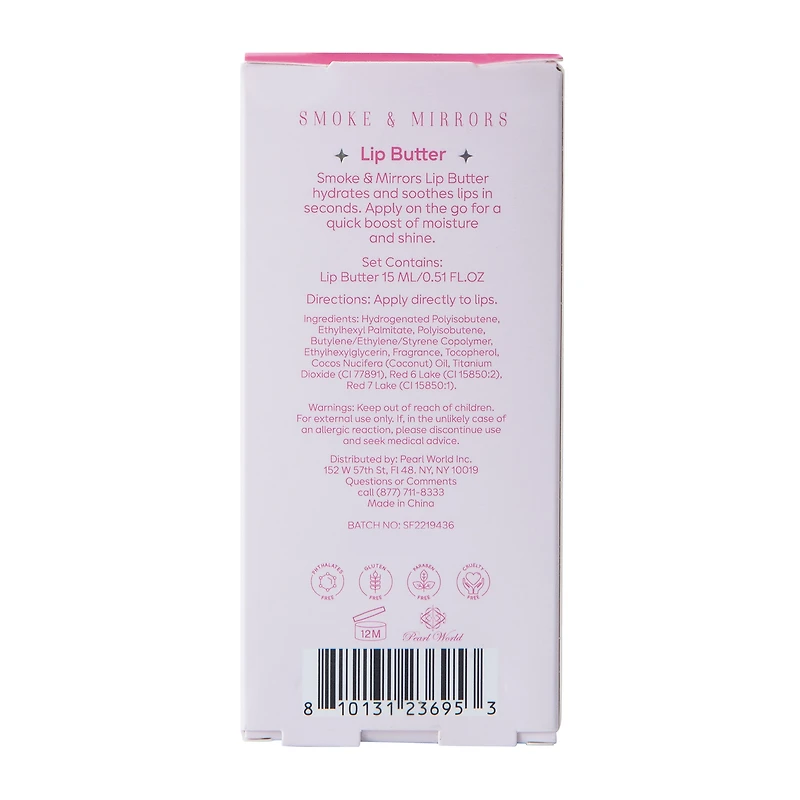 Smoke & Mirrors Luscious Lips Strawberry Lip Butter 0.51oz