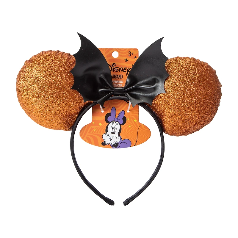 Halloween Disney Sequin Bat Minnie Ears Headband