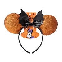 Halloween Disney Sequin Bat Minnie Ears Headband