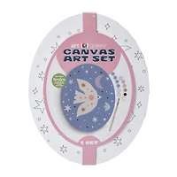 Hanging Oval Canvas Art Set 8in x 10in