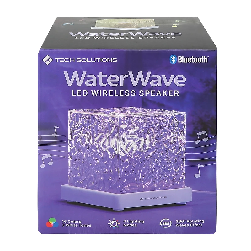 Water Wave LED Wireless Speaker