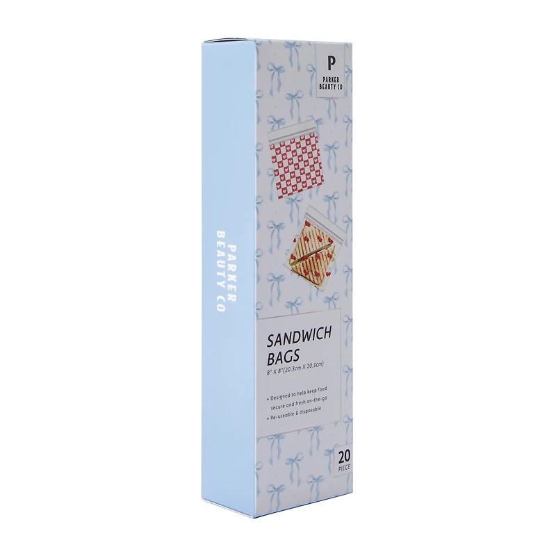 Printed Sandwich Bags 20-Pack