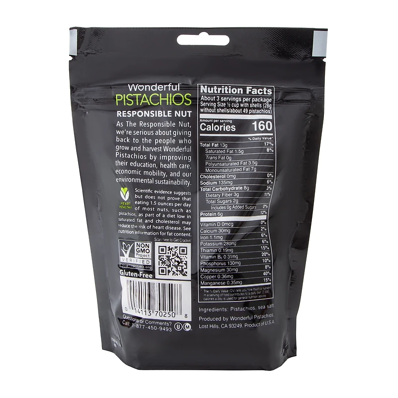 Wonderful® Roasted & Salted Pistachios 6oz