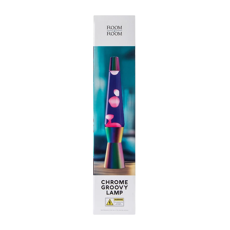 Chrome Groovy Lamp