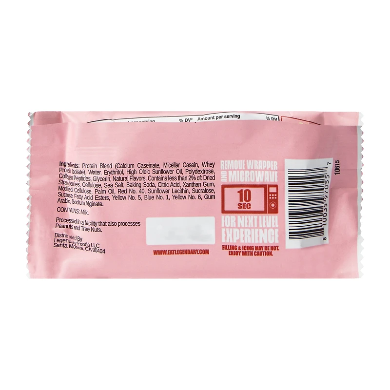 Legendary Foods™ Strawberry Flavored Protein Pastry 2.2oz