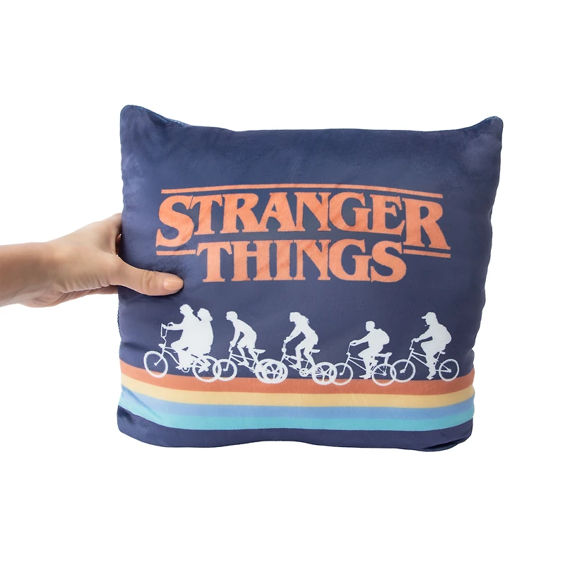 Netflix Stranger Things Hawkins Squish Pillow 14inx14in