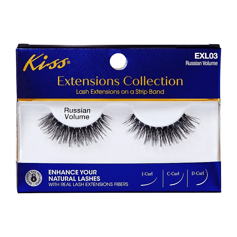 Kiss® Russian Volume Extensions Collection Eyelashes 1-Pack