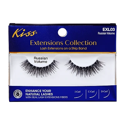 Kiss® Russian Volume Extensions Collection Eyelashes 1-Pack