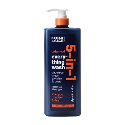 Cedar & Sage™  5-In-1 Everything Wash For Men 33.8oz