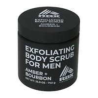 RBX Exfoliating Amber+Bourbon Body Scrub For Men 25.9oz