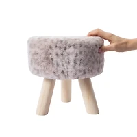Plush Foot Stool