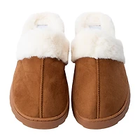 Juniors Fur Scuff Slippers